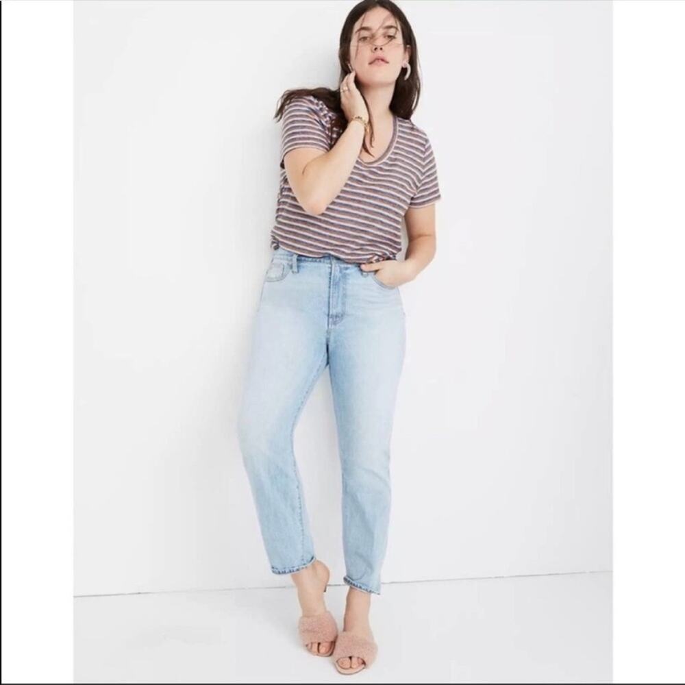 Madewell Perfect Vintage Straight Blue High Rise Denim Jeans Women’s 25